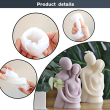 Load image into Gallery viewer, 3D Body Silicone Candle Molds Couples Hugging Resin Casting Mold for DIY Candle Making Homemade Soap Polymer Clay Craft Plaster